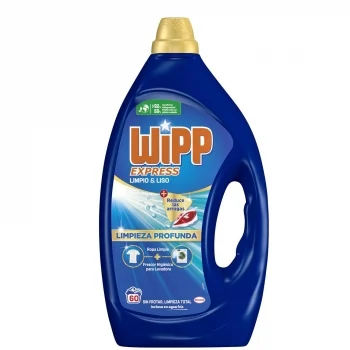 Detergente en Líquido Limpieza Profunda Limpio & Liso Wipp Express 60 Lavados.