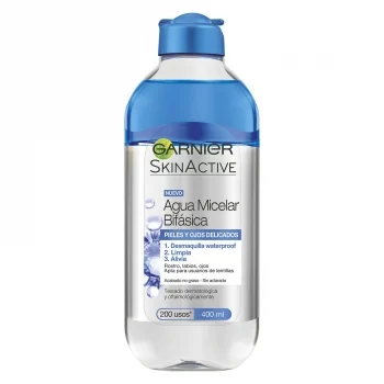 Agua Micelar Bifásica Garnier-skin Active 400 Ml.