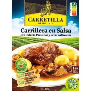 Carrillera en Salsa con Patatas y Setas 300 Gr
