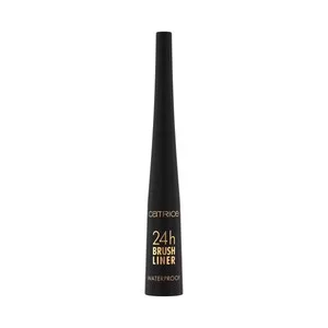 Catrice 24h Brush 010 Eyeliner (delineador Ojos) Vegano con Aplicador de Pincel.