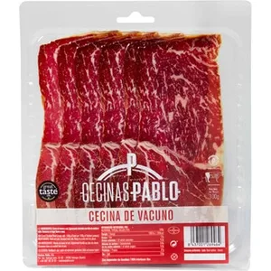 Cecina de Vacuno en Lonchas sin Gluten  Cecinas Pablo 100 G