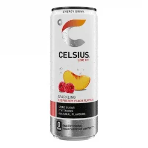 Celsius Bebida Energética Frambuesa Melocotón Lata 35,5 Cl.