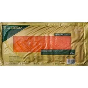 Centro de Salmón Ahumado en Lonchas Tradición Escocesa sin Azúcares Añadidos  la Balinesa 400 G