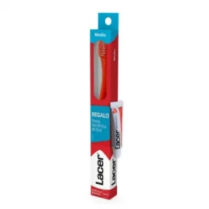 Cepillo de Dientes Medio Lacer 1 Ud.+ Dentifrico 5 Ml.