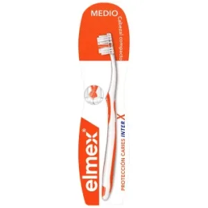 Cepillo de Dientes Protección Caries Medio Interx Elmex 1 Ud.