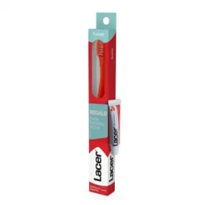 Cepillo de Dientes Suave Lacer 1 Ud.+ Dentifrico 5 Ml.