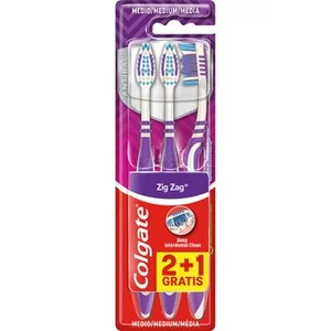 Cepillo Dental Zig Zag Medio + 1 Unidad Gratis Colgate