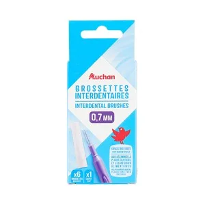 Producto Alcampo Cepillo Interdental de 0.9 Mm, para Espacios Estrechos 6 Uds. 5 UD