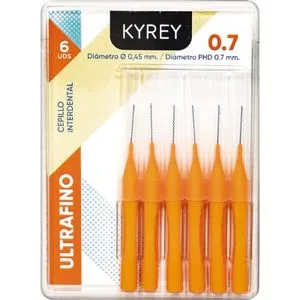 Cepillo Interdental Ultrafino 0.7mm 6 u