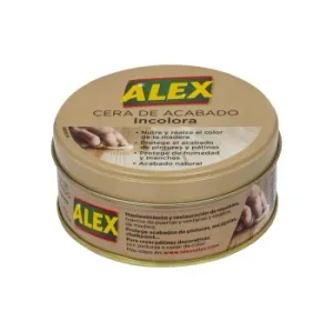 Cera para Muebles de Acabado Incolora Alex 250 G.