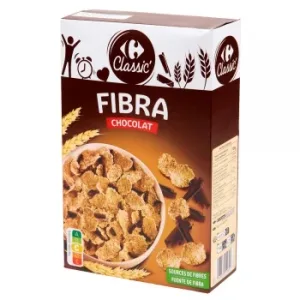 Cereales con Chocolate Fibra Carrefour Classic 500 G.