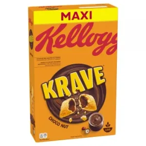 Cereales con Chocolate y Nueces Krave Kellogg's 600 G.