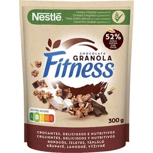 Cereales de Desayuno Granola de Avena y Trigo Integral con Pepitas de Chocolate Nestle Fitness 300 G