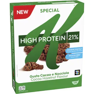 Cereales de Desayunos Proteicos Sabor a Cacao y Avellanas  Kellogg's Special K 320 G
