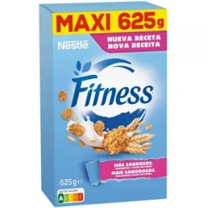 Cereales de Trigo Integral, Avena Integral y Arroz Tostados Fitness Original Nestlé 625 G.