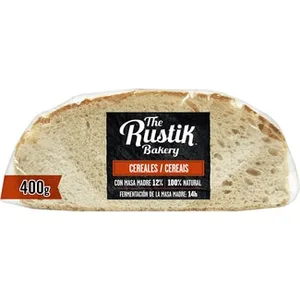 Cereales Pan con Masa Madre 12%  THE Rustik Bakery 400 G