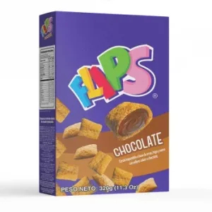 Cereales Rellenos de Chocolate Flips 320 G.