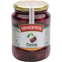 Cerezas en Almíbar Vencerol, Frasco 360 G