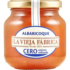 Cero Mermelada de Albaricoque Cero Azúcar Refinado  la Vieja Fabrica 280 G