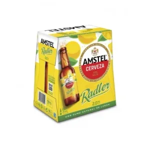 Cerveza Amstel Radler con Zumo Natural de Limón Pack 6 Botellas 25 Cl.