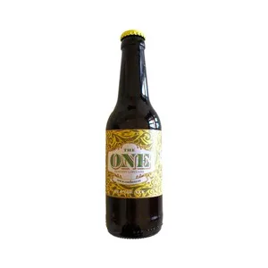 THE ONE Cerveza Blonde (rubia) Alemana 33 Cl. 330 ML