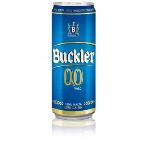 Cerveza Buckler 0,0 Alcohol Malta Lata 33 Cl.
