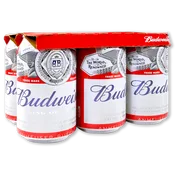 Cerveza Budweiser Paq. de 6 U. de 33 Cl