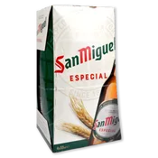 Cerveza Especial San Miguel Paq. de 4 U. de 33 Cl