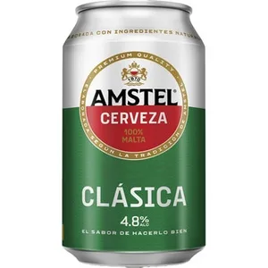 Cerveza Rubia Clásica  Amstel 33 CL