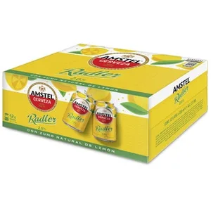 Cerveza Rubia con Zumo Natural de Limón Pack 12 Amstel Radler
