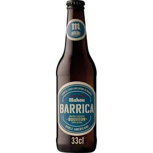 Cerveza Rubia Edición Especial Bourbon Envejecida en Barrica Mahou Barrica