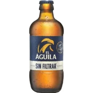 Cerveza Rubia Especial  el Aguila sin Filtrar 33 CL
