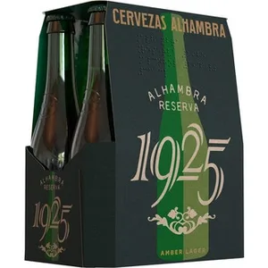 Cerveza Rubia Extra Pack 6  Alhambra Reserva 1925 33 CL