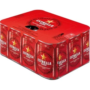 Cerveza Rubia Mediterránea de Malta, Arroz y Lúpulo Pack 12  Estrella Damm 33 CL