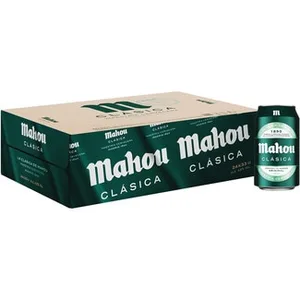Cerveza Rubia Original Pack 24  Mahou Clasica 33 CL