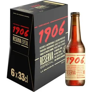 Cerveza Rubia Reserva Especial Pack 6  1906 33 CL
