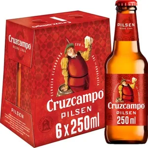 Cerveza Rubia Tipo Pilsen Pack 6 Cruzcampo