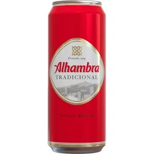 Alhambra Tradicional Cerveza en Lata  50 Cl.