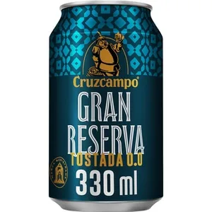 Cerveza Tostada 0,0% Alcohol  Cruzcampo Gran Reserva 1904 33 CL