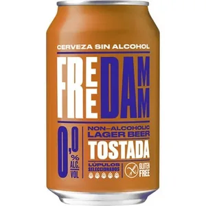 Cerveza Tostada 0,0% Alcohol Tipo Lager  Free Damm 33 CL