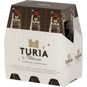 Cerveza Tostada de Valencia Tipo Märzen Pack 6  Turia 25 CL