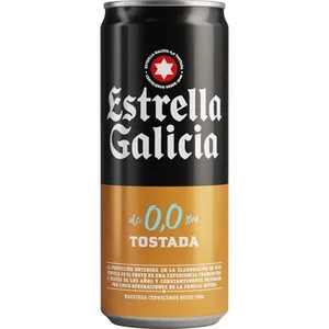 Cerveza Tostada sin Alcohol  Estrella Galicia 0,0 33 CL