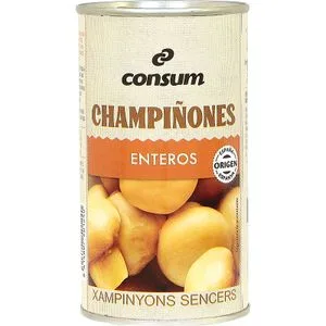 Champiñones Enteros Lata 185 Gr