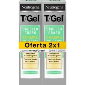 Champú Anticaspa Cabello Normal Graso T/gel Neutrogena Pack de 2 Unidades de 250 Ml.