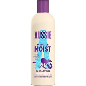 Champú Miracle Moist con Aceite de Nuez de Macadamia Australiana para Cabello Seco Aussie