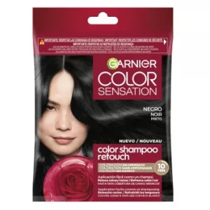 Champú Retoque Color Negro Garnier Color Sensation 40 Ml.