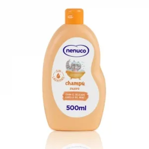 Champú Suave para Bebé con Leche de Almendras Dulces sin Lágrimas Nenuco 500 Ml.