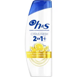Champú y Acondicionador Anticaspa Todo en 1 Citrus Fresh Hampú Anticaspa Citrus Fresh H&s