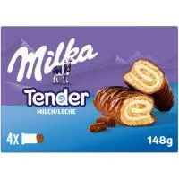 Tender de Choclate con Leche Milka, Caja 148 G