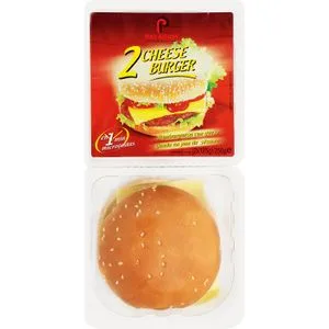 Cheese Burger Pack de 2 Unidades 250 Gr